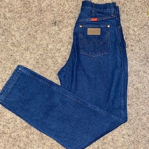 Cowboy cut wranglers